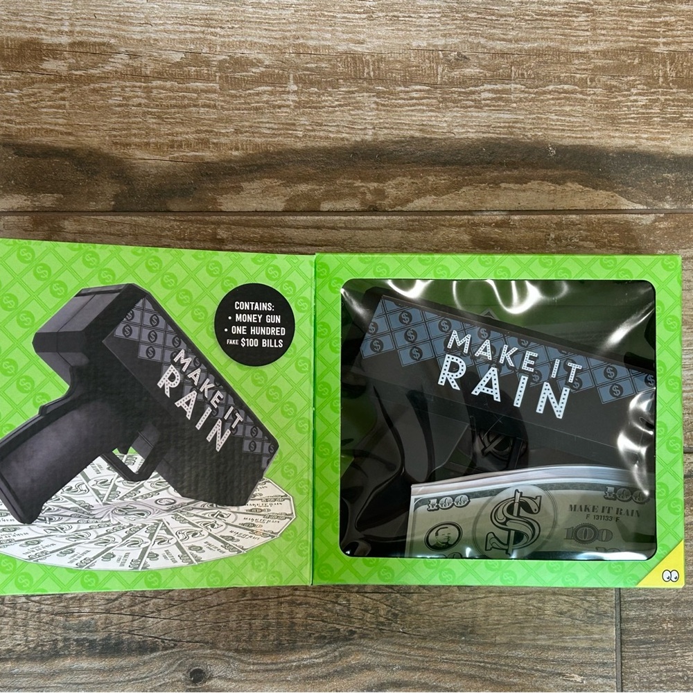 Make it rain party favor gag gift factory sealed comes with 100 fake bills Y2K
